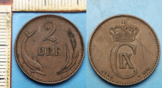 1906 VBP - 2 ore - Christián IX., Dánsko