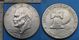 1976 D - 1 dollar - USA, Eisenhower, výroční