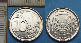 2013 - 10 cents - Singapur