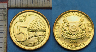 2013 - 5 cents - Singapur