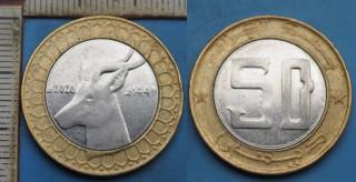 2020 - 50 dinar - Alžír