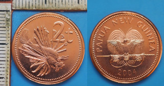 2004 - 2 toea - Papua Nová Guinea