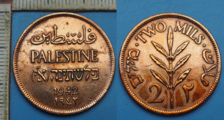 1942 - 2 mils - Palestina