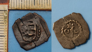 1441-1452 - pfennig, stříbro - arcibiskup Frederick IV. z Emmerbergu, Salzburg