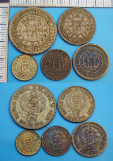 1965 - 5, 10, 25 centavos a 1/2, 1 sol - 5x Peru, výroční