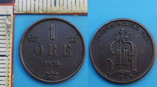 1875 - 1 ore - Švédsko