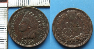 1899 - 1 cent - USA, indián
