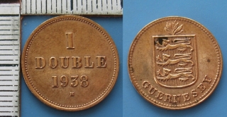 1938 H - 1 double - Guernsey