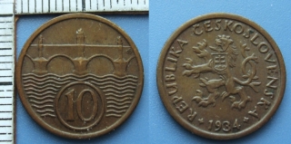1934 - 10 haléřů