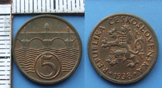 1938 - 5 haléř