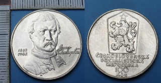 1983 - 100 Kčs, stříbro - 100. výročí úmrtí Samo Chalupky