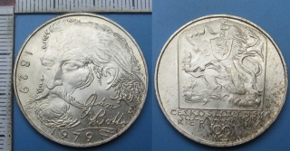 1979 - 100 Kčs, stříbro - Ján Botto