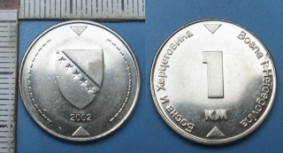 2002 - 1 KM - Bosna a Hercegovina