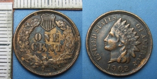 1902 - 1 cent - USA, indián