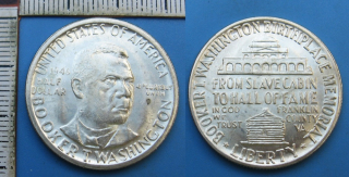 1946 - half dollar, stříbro - USA, Booker T. Washington