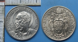1937 /XVI - 20 centesimi - Vatikán, Pius XI.