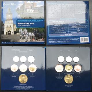 2019 Sada oběžných mincí ČR - Pardubický kraj
