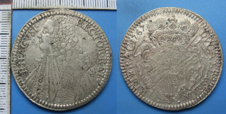 1767 - 1 tolar, stříbro - republika Dubrovník-Ragusa, pěkný