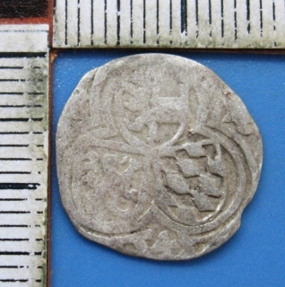 1542 ? - 2 fenik, stříbro - arcibiskup Arnošt Bavorský, Salzburg