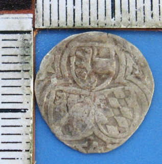 1547 ? - 2 fenik, stříbro - arcibiskup Arnošt Bavorský, Salzburg