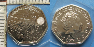 2022 - 50 pence - Velká Británie, Hogwarts Express