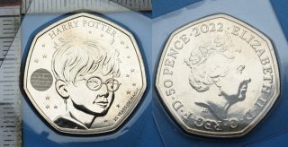 2022 - 50 pence - Velká Británie, Harry Potter