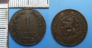 1902 - 1 cent - Nizozemí