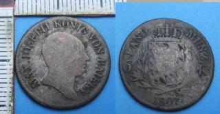 1807 - 6 kreuzer, stříbro - Bavorsko, Maximilian IV. Josef