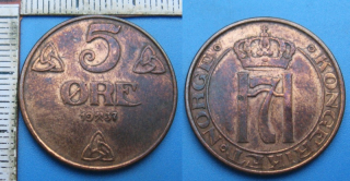 1937 - 5 ore - Norsko