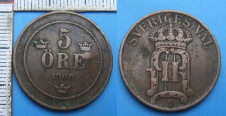 1906 - 5 ore - Švédsko