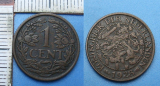 1928 - 1 cent - Nizozemí
