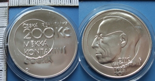 2013 - 200 Kč, stříbro - Otto Wichterle, kapsle, certifikát