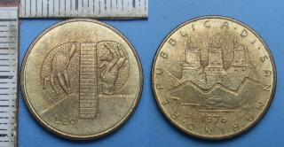 1976 - 20 lir - San Marino