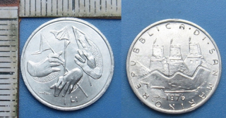 1976 - 1 lira - San Marino