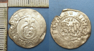 1581 - 1/2 batzen, stříbro - Pfalz-Simmern-Sponheim, Richard