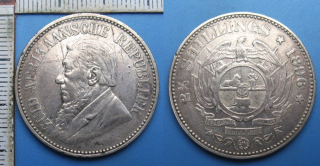 1896 - 2,5 shillings, stříbro - Zuid Afrika - Jižní Afrika