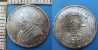 1897 - 2 shillings, stříbro - Zuid Afrika - Jižní Afrika