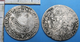 1627 - VI groš, stříbro - Polsko, Zikmund III. Vasa