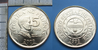 2009 - 5 piso - Filipíny