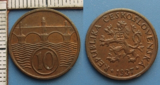 1937 - 10 haléřů