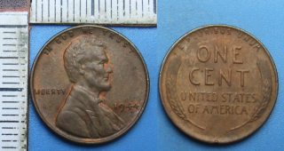 1944 - 1 cent - USA, A. Lincoln