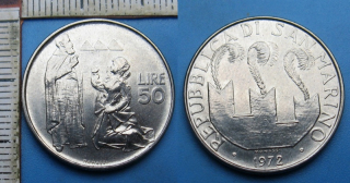1972 - 50 lir - San Marino