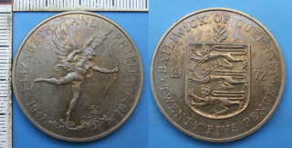 1972 - 25 pence - Guernsey