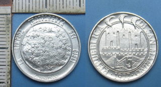 1977 - 5 lir - San Marino