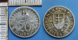 1942 - 20 halierov - Slovenský štát