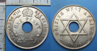 1936 - 1 penny - Britská Západní Afrika, Edward VIII.
