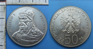 1979 - 50 zlotych - Polsko, Mieszko I.