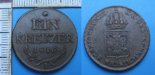 1816 A - 1 kreuzer - František I., krásný