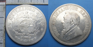 1895 - 2,5 shillings, stříbro - Zuid Afrika - Jižní Afrika