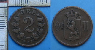 1877 - 2 ore - Norsko
